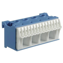 Hager KN18N Terminal Flexible &amp; Fixed 1 Piece Blue