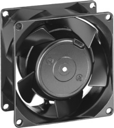 AC axial fan, 230 V, 80 x 80 x 38 mm, 37 m³/h, 24 dB, sintec slide bearing, ebm-papst 8850 N