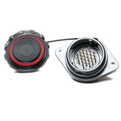 Złącze wielostykowe przemysłowe 26-pinowe Montaż na kołnierzu Gniazdo RS PRO