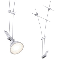 Paulmann 94487 Cable Kit Light GU5.3 Chrome Matt Wall/Ceiling Mountable