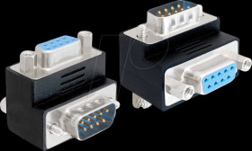 65265 Adapter Sub-D 9Pin plug/socket 270° angled