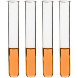 Rapid CH0718D Test Tubes med wall, cap 15ml, 125x16mm boro. Glass c/w Rim pk 100