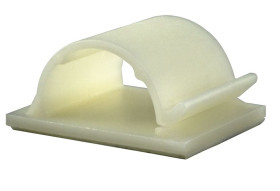 Spinka do kabli 12.8mm 33.7 x 27.5 x 16.4mm materiał: Nylonowy Naturalny Spinka do kabli +85°C