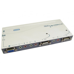 Przełącznik KVM KVM-627A, 2-portowy USB 2, Rextron SVGA, VGA