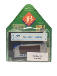 J-027N Mikroprocesorowy zegar cyfrowy z budzikiem zestaw do montażu