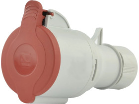 Gniazdo przenośne 5P 32A 400V czerwone IP44 ISN 3253