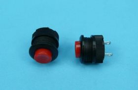 PBS-500BR 1A/250V RED PRZYCISK ZWIERNY