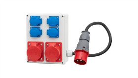 Rozdzielnica R-240 - Gniazda 2X32a 5P, 4X230v, Przewód Opd 5X4 - 1,5M