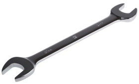 Klucz otwarty dwustronny, roz. 24 x 27 mm, dł. 293 mm, materiał: Stal chromowo-wanadowa, RS PRO