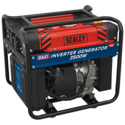 Sealey GI3500 Inverter Generator 3500W 230V 4-Stroke Engine
