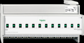 MTN648493 Switch actuator REG-K/12x230/16 with manual mode, light grey