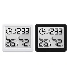 Inteligentny elektroniczny termometr i higrometr domowy Automatyczny elektroniczny monitorowanie temperatury i wilgotności Duży