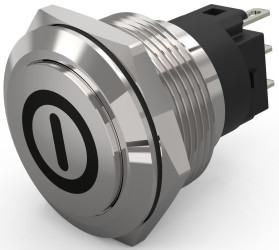 Nasadka przełącznika Chwilowy SPDT średnica wycięcia 22.3mm, montaż panelowy EAO