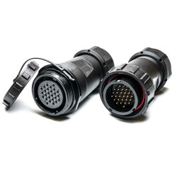 Złącze wielostykowe przemysłowe 26-pinowe Montaż na kablu Wtyczka, gniazdo RS PRO