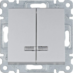 Lumina Łącznik kontrolny seryjny/świecznikowy srebrny WL0242