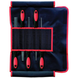 Dick 1308202-2K Workshop File Set, Cut 2, 5-Piece, 200mm Length