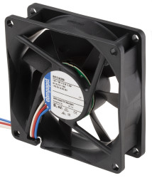 Wentylator osiowy 12 V DC DC 80 x 80 x 25mm 2.8W 79m³/h 37dB