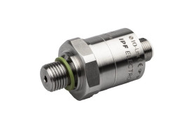 Czujnik ciśnienia śr: 26mm dł: 57mm 0-0,25bar 18-30V DC G1/4 cala 100 stC PNP/NPN NC/NO złącze wtykowe M12 4-pin IP67 DW25310P