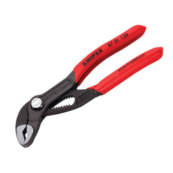 Knipex 87 01 125 SB Cobra&#xAE; Water Pump Pliers PVC Grip 125mm - 27mm Capacity