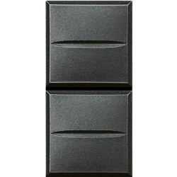 AXOLUTE Przełącznik do rolet 1-0-2 1 moduł antracyt HS4027