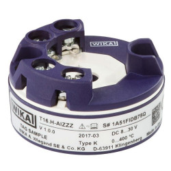 Przetwornik temperatury wy: Typ K we: 4 → 20 mA