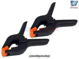 Zestaw 2 sztuk ścisków sprężynowych rozmiar 4'' 11cm