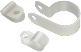 Spinka do kabli 3.5mm materiał: Nylon 66 Naturalny Spinka do kabli +85°C