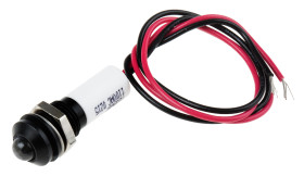 Lampka kontrolna do montażu panelowego 110V ac, biała 8mm LED Wyprowadzenia RS PRO