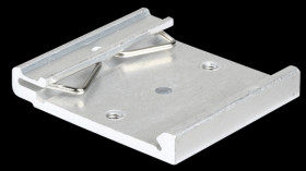 DIN rail retaining clip