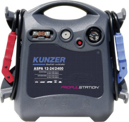 Urządzenie rozruchowe, booster Kunzer ASPA 12-24/2400, Natężenie rozruchowe przy 12 V: 2400 A