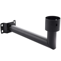 Uchwyt do lampy ulicznej solarnej 40cm RURA 75 mm Czarny