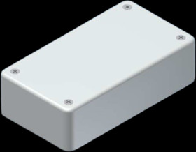 ABS enclosure, (L x W x H) 100 x 55 x 29 mm, gray (RAL 9018), COFFER 1.5 GRAU