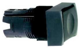 Napęd przycisku prostokątnego czarna kryta O16 z sam. powr. -bez ozn. ZB6DA2