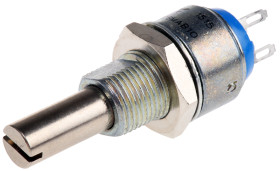 Potencjometr 10MΩ typ Obrotowy Vishay średnica wału 6 mm 0.012W długość wału 25mm średnica 14mm Montaż panelowy