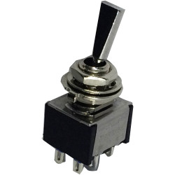 TruComponents 751483 Toggle switch Panel Mount On/On DPDT Solder Terminals