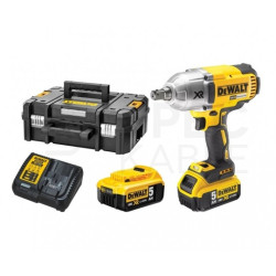 KLUCZ UDAROWY XR 1/2'' 18V 2*5.0AH + KUFER DEWALT