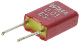 Kondensator foliowy 10nF 40 V ac, 63 V dc WIMA Poliester rozstaw: 2.5mm THT ±20