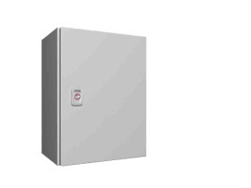 Szafka ścienna rozdzielcza 400 mm 300 mm 210mm Blacha stalowa Rittal RAL 7035