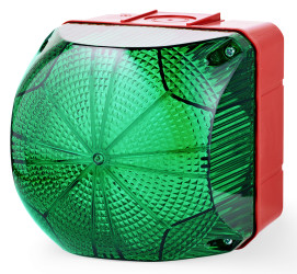 Sygnalizator 24 V AC/DC Migające, stałe Zielony Montaż powierzchniowy LED