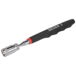 Siegen S0903 Heavy-Duty Magnetic Pick-Up Tool with LED 3.6kg Capacity