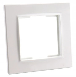 Ramka pojedyncza biała - Argo 9301