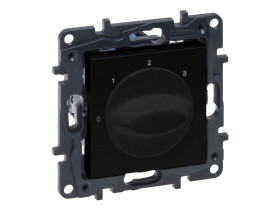 NILOE STEP Wyłącznik sterowania wentylacją 4-pozycyjny czarny 863545 LEGRAND