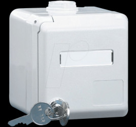 417503 AP IP44 junction boxes, surface-mount with lock