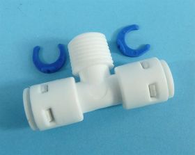 SZYBKOZŁĄCZE TRÓJNIK WTYK 2x1/4' 6,5mm