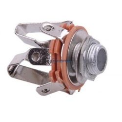 6.3 gniazdo stereo metal przykr. do płyty bez wyłącznika