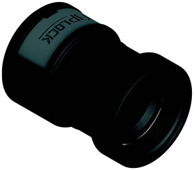 Złącze śrubowe Fränkische Rohrwerke 4891435000 57.5 mm czarny 6 szt.