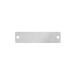 Weidmüller 1327890000 CC-M 15/60 2X3 ST Tabliczka znamionowa Sposób montażu: śruba, nit Pole powierzchni etykietowania:
