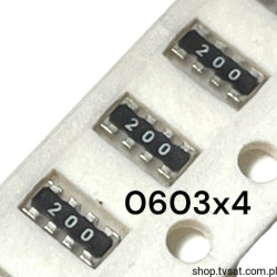 BCN164ABI220J7 Res. 4x22 Ohm 3.2x1.6mm SMD-4X0603 WELWYN