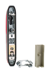 Uchwyt z zamkiem Cynk odlewany Rittal dł. 221mm Szary