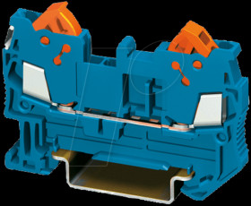3205022 Feed-through terminal 0.25 - 1.0mm², blue
